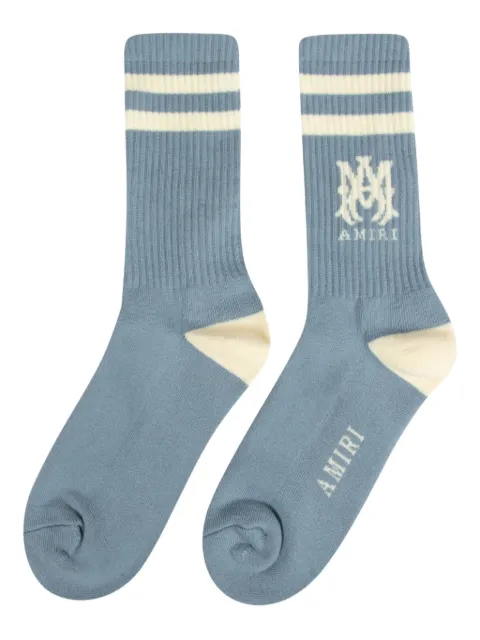 AMIRI logo-jacquard socks