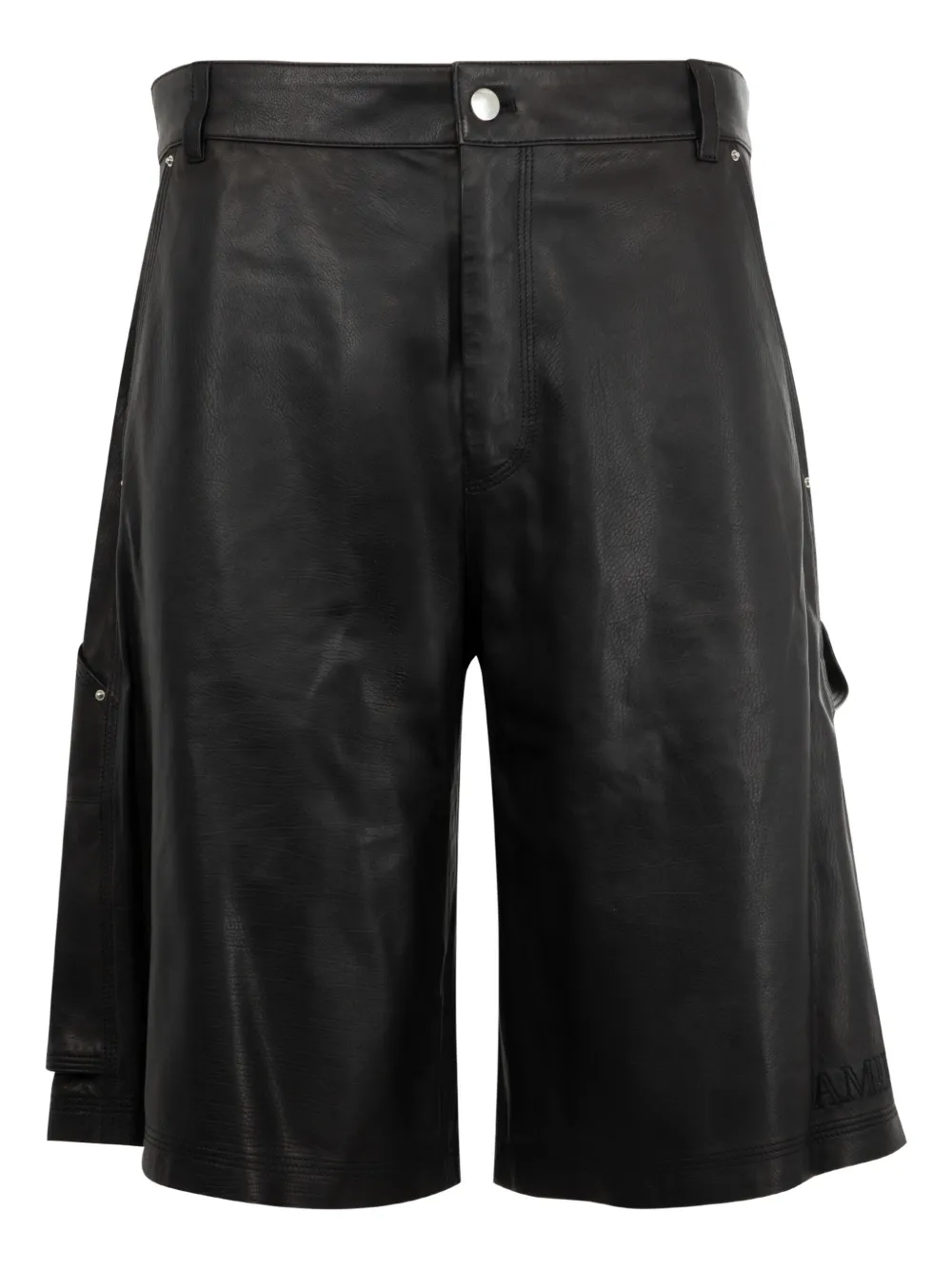 AMIRI bermudas cargo MA de piel | negro | Image 1