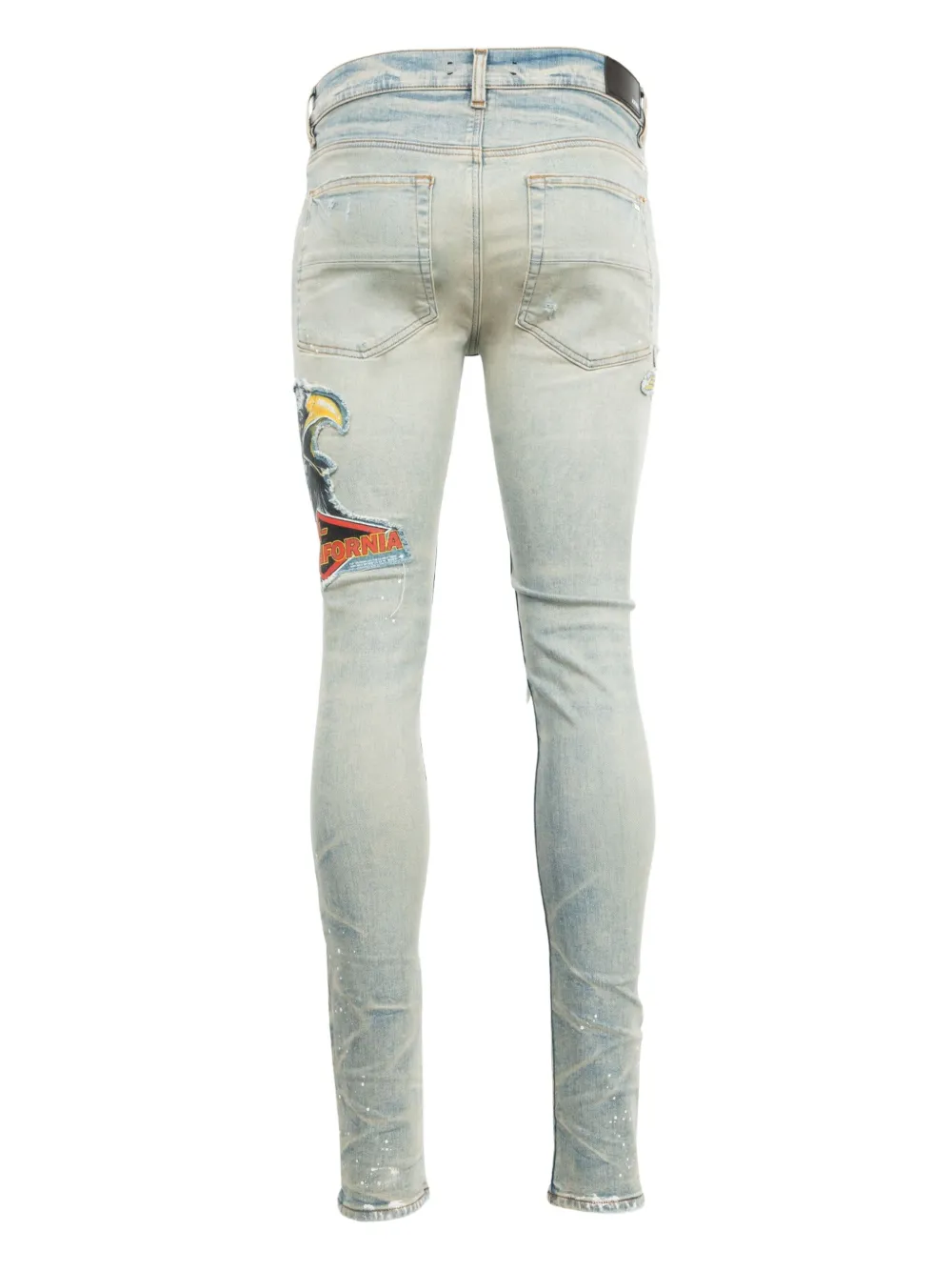 AMIRI Eagle Trasher skinny jeans - Blauw