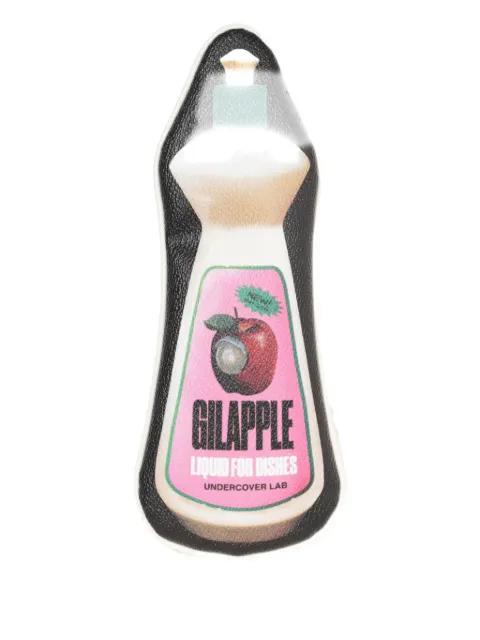 Undercover bottle-print zip-top pouch
