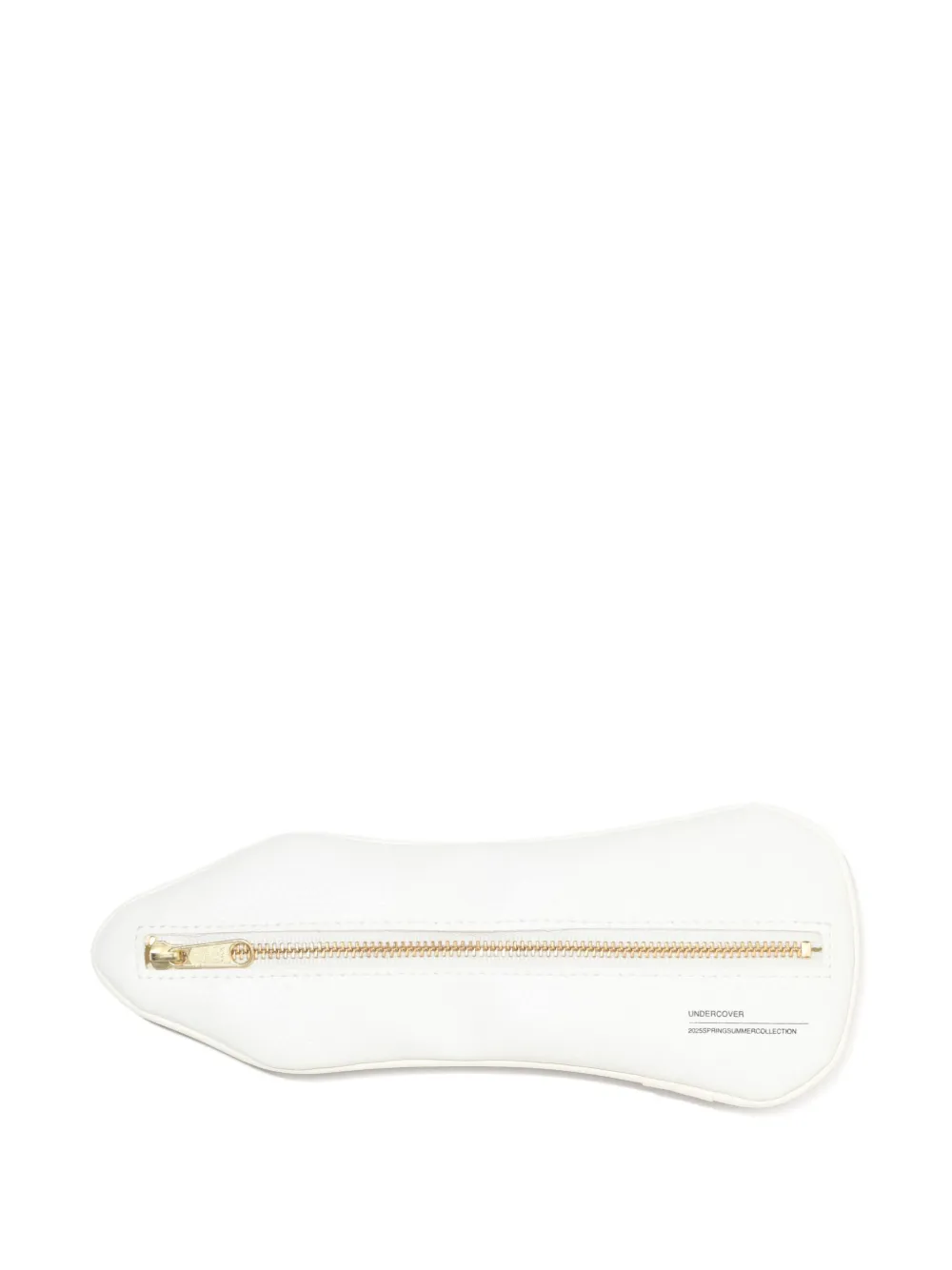 Undercover bottle-print zip-top pouch Zwart