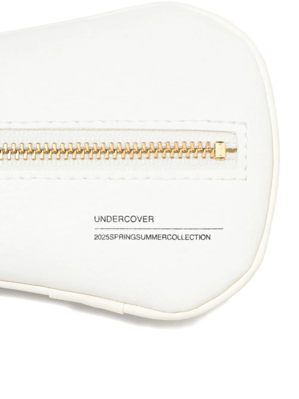 Undercover bottle-print zip-top pouch Zwart