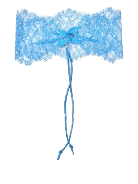 Undercover lace-trimmed face mask