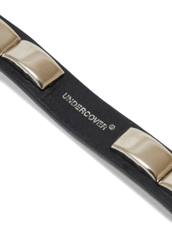 Undercover Leather Bracelet | Black | FARFETCH