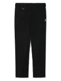 Undercover lamb-embroidered ring-detail trousers - Black