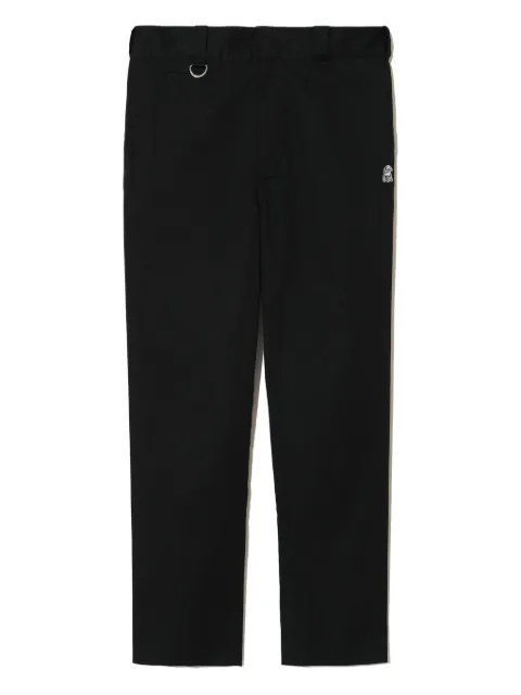 Undercover lamb-embroidered ring-detail trousers