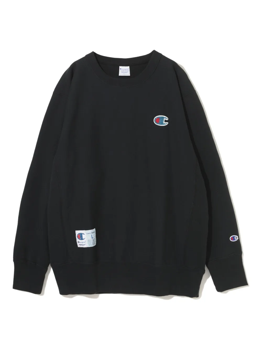 Undercover logo-patch sweatshirt - ブラック Undercover logo-patch sweatshirt - ブラック