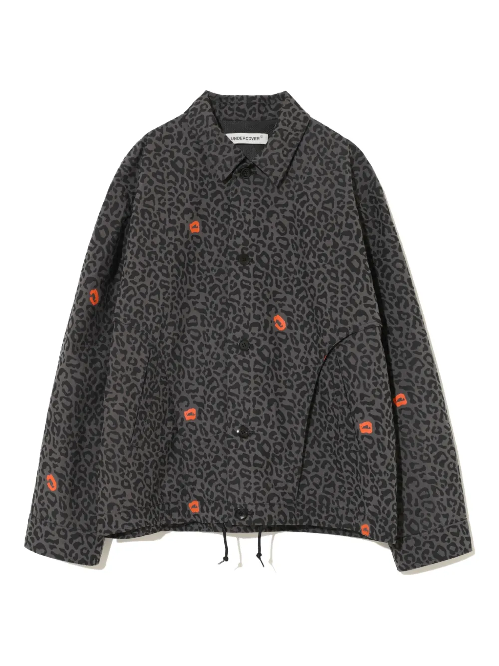 Undercover leopard-print jacket - グレー Undercover leopard-print jacket - グレー