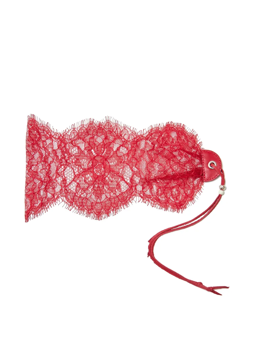 Undercover lace-detailing choker - Rood