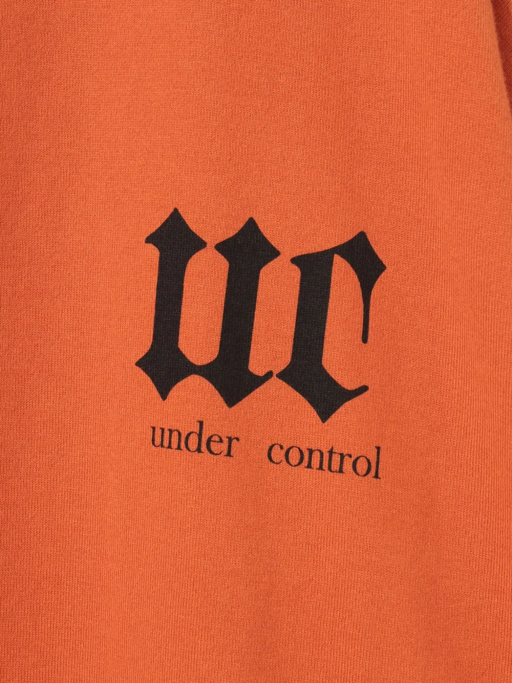 Undercover chain-print long-sleeve T-shirt Oranje