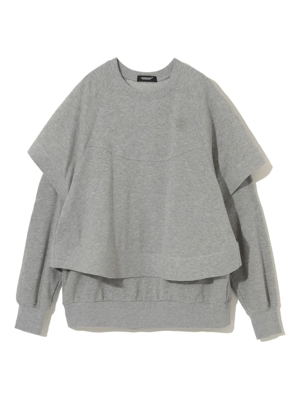 Undercover layered sweatshirt - グレー Undercover layered sweatshirt - グレー