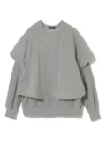 Undercover layered sweatshirt - Grey