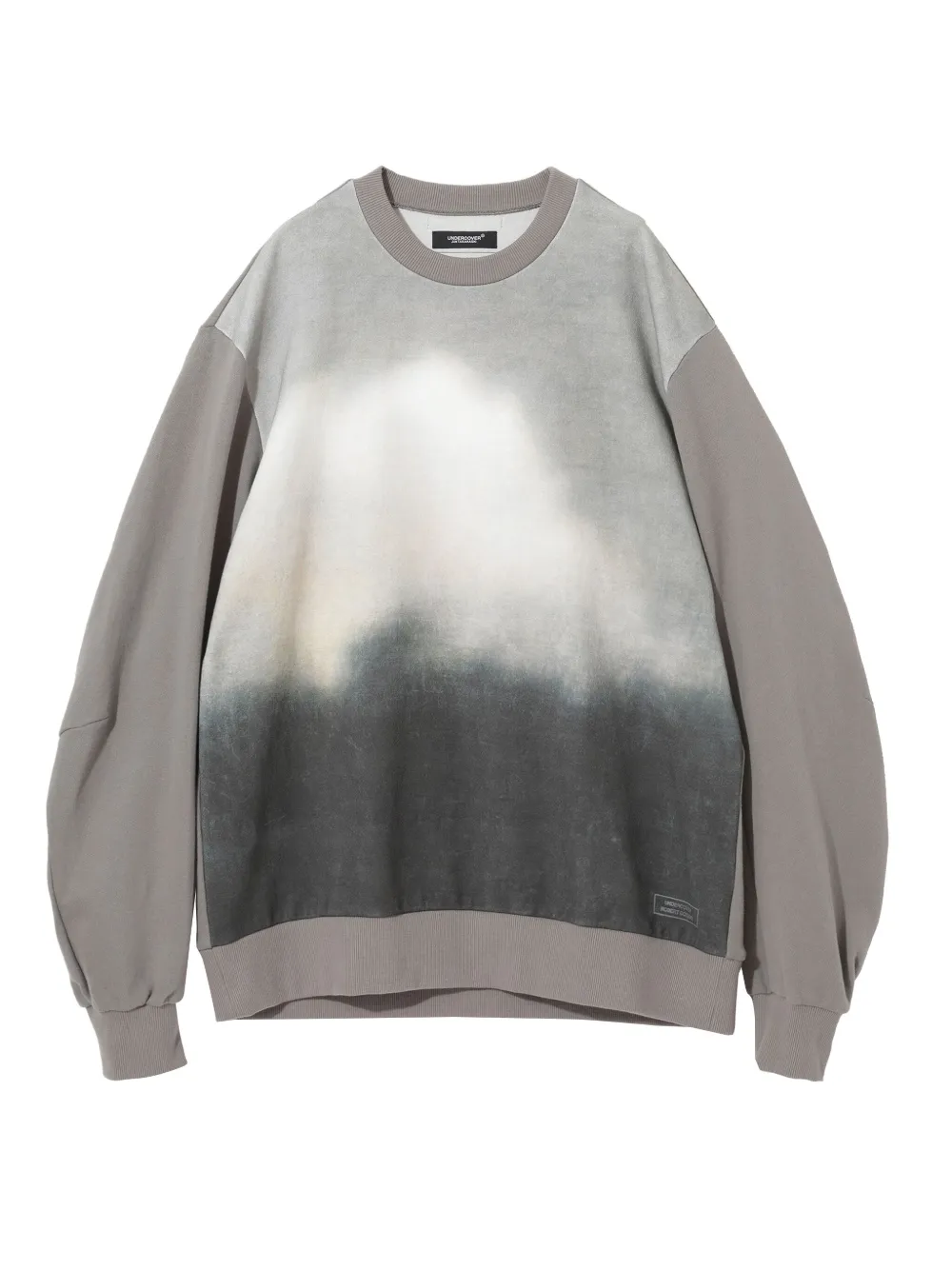 landscape-print sweatshirt