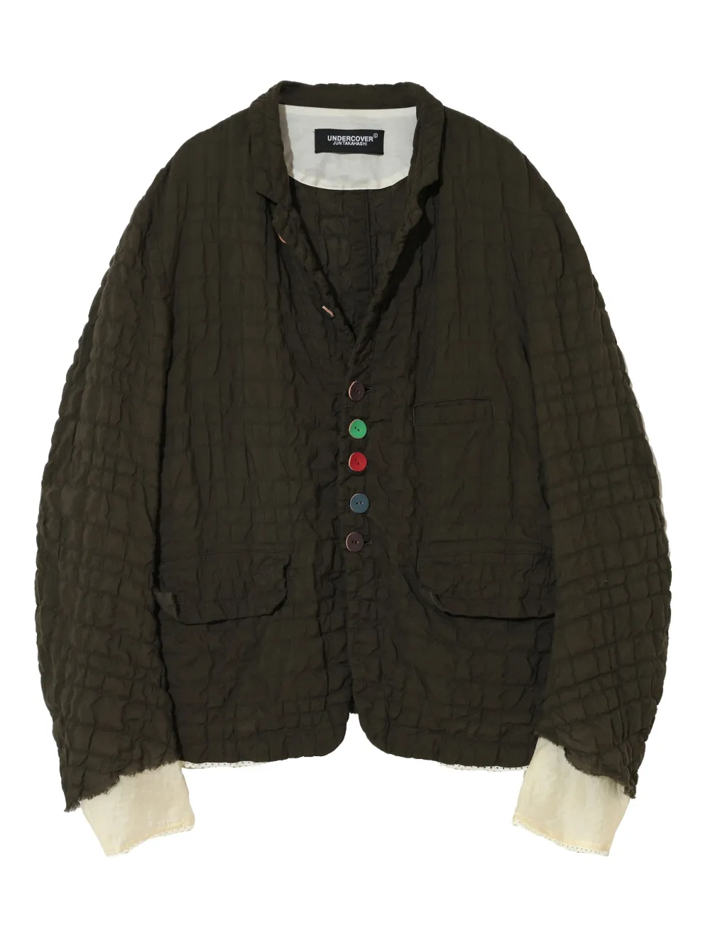 Undercover crinkled-texture blazer | Image 1