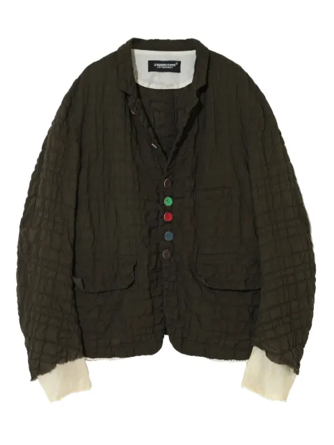 Undercover crinkled-texture blazer