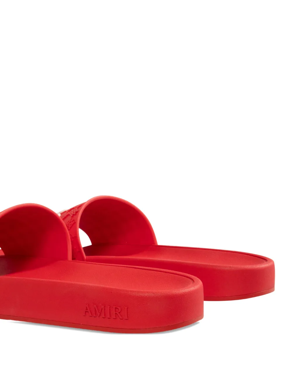 AMIRI Ma Quad embossed-logo slides Red
