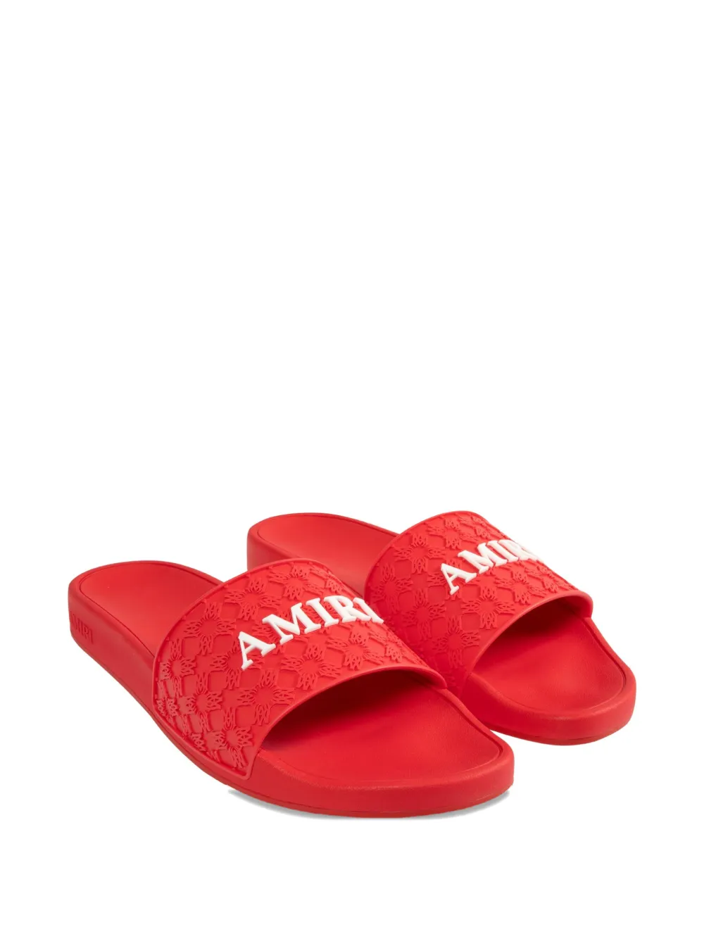 AMIRI Ma Quad embossed-logo slides Red
