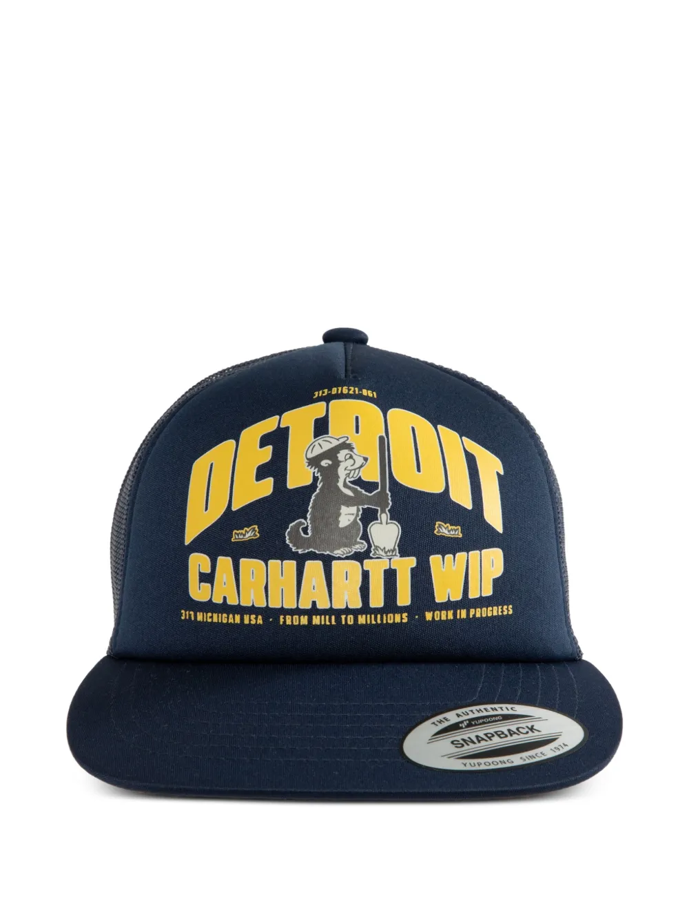 Carhartt WIP Underground graphic-print snapback cap | blu | Image 1