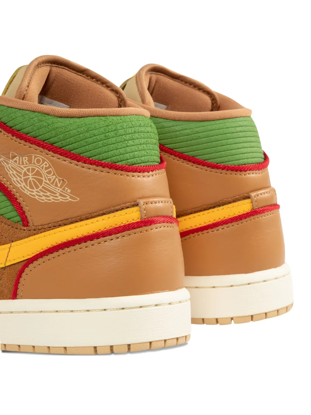 Jordan Air high-top sneakers Brown