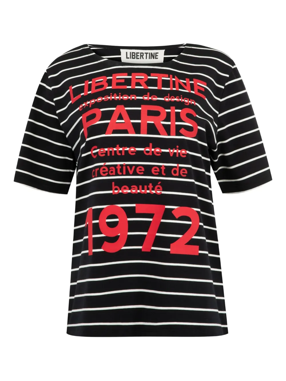1972 Paris striped T-shirt