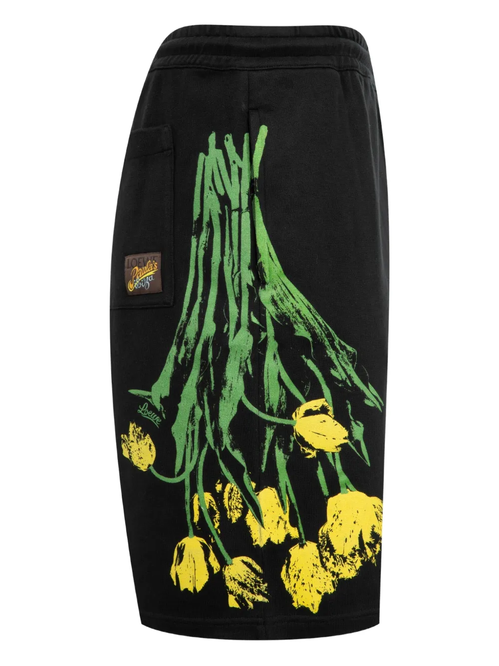 LOEWE Shorts met grafische print Zwart