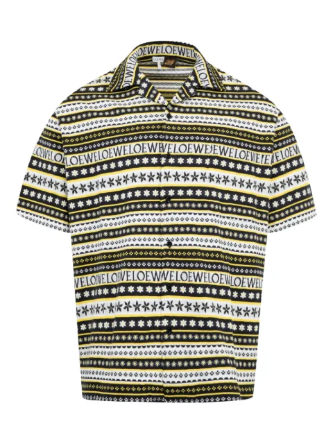 LOEWE camisa estampada manga corta