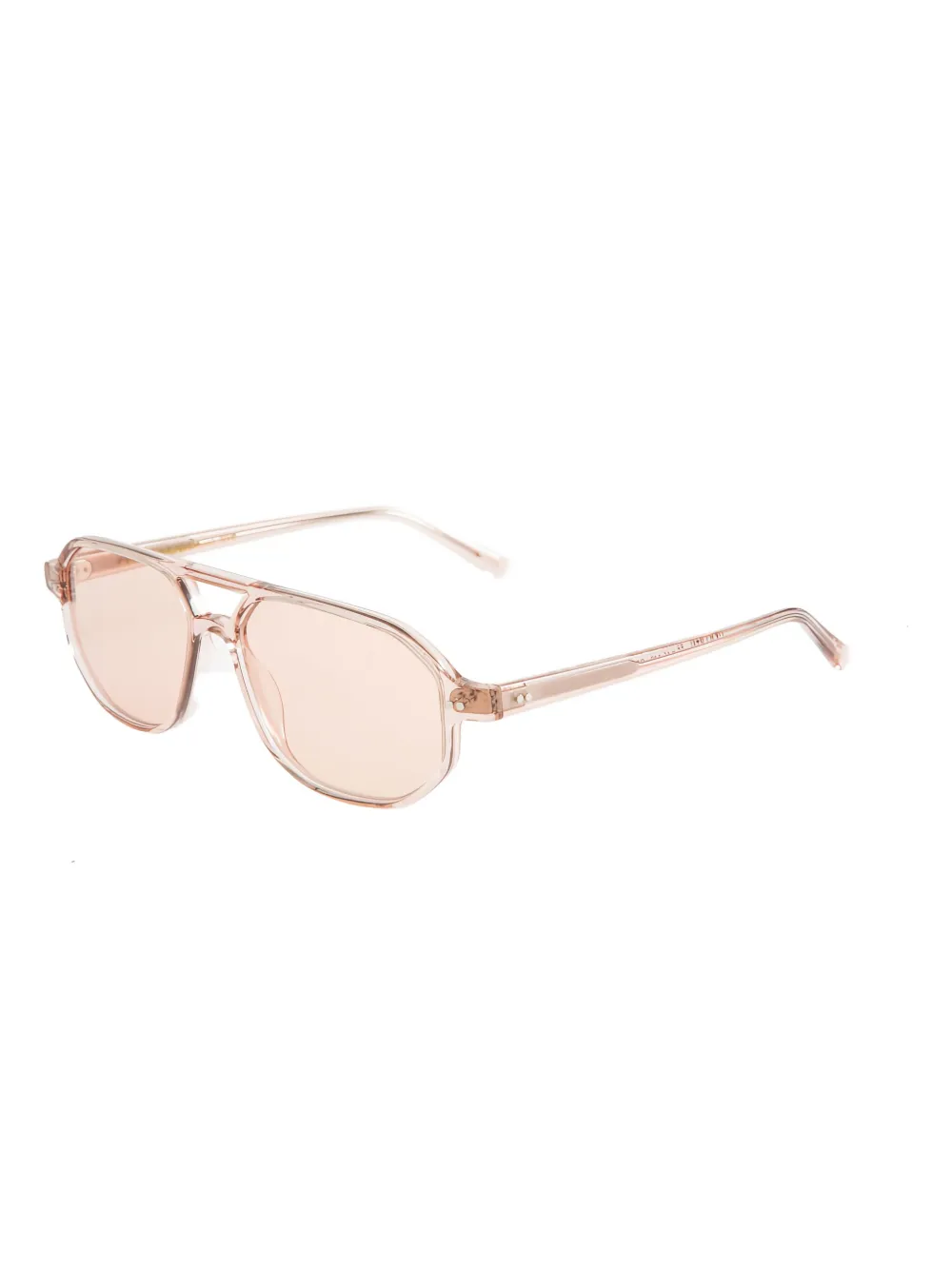 Moscot Bril met oversized montuur Roze