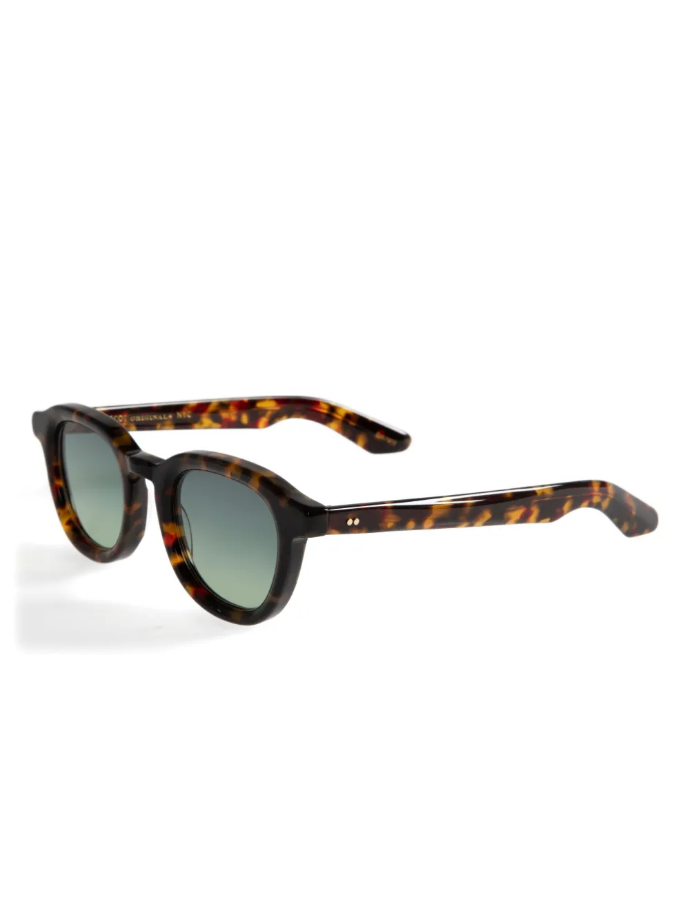 Moscot Zonnebril met rond montuur Bruin