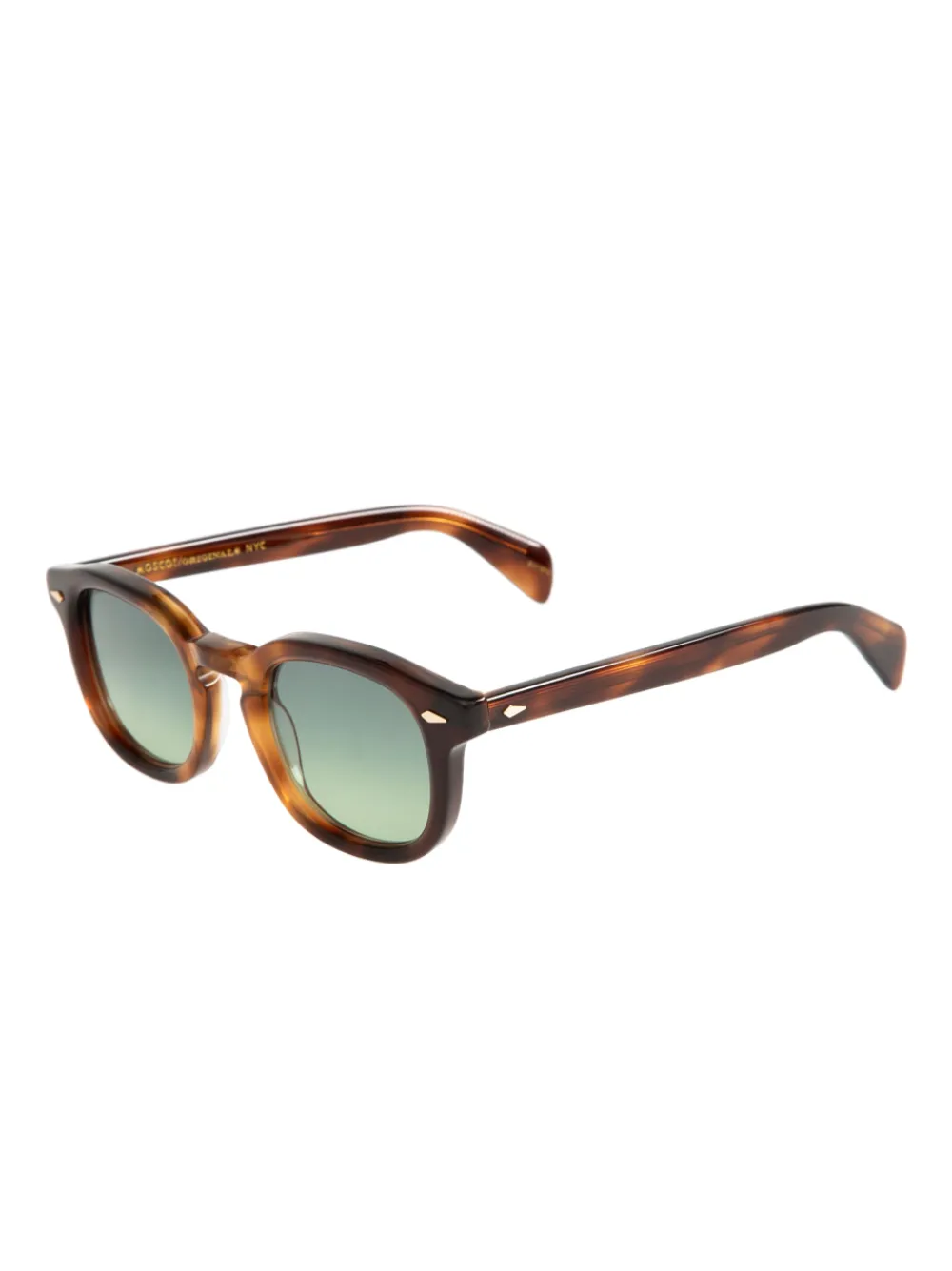 Moscot Mekler Tortoiseshell Sunglasses In Green