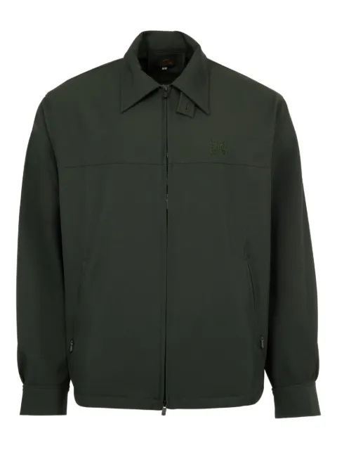 Needles collared zip-up jacket