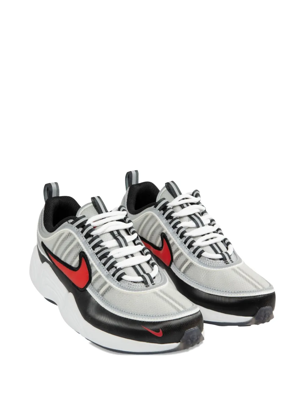 Nike Air Zoom Spiridon Sneakers In Silver Fabric In Multi