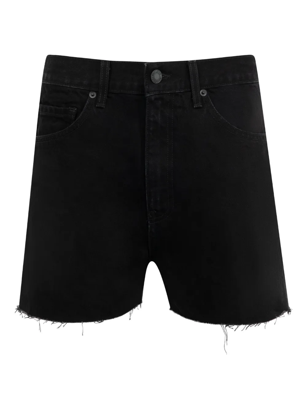 Nili Lotan frayed denim shorts - ブラック Nili Lotan frayed denim shorts - ブラック
