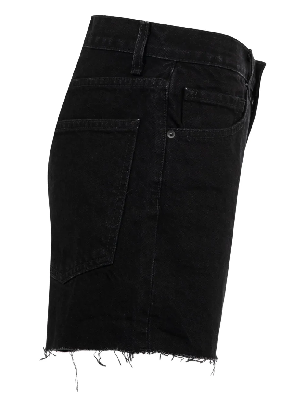 Nili Lotan Gerafelde shorts Zwart