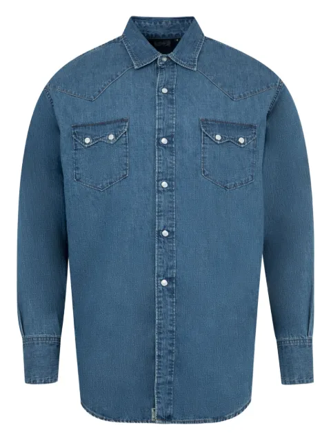 Orslow Western-yoke denim shirt