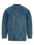 Orslow 1950'S Coverall patch pockets denim jacket - Blue