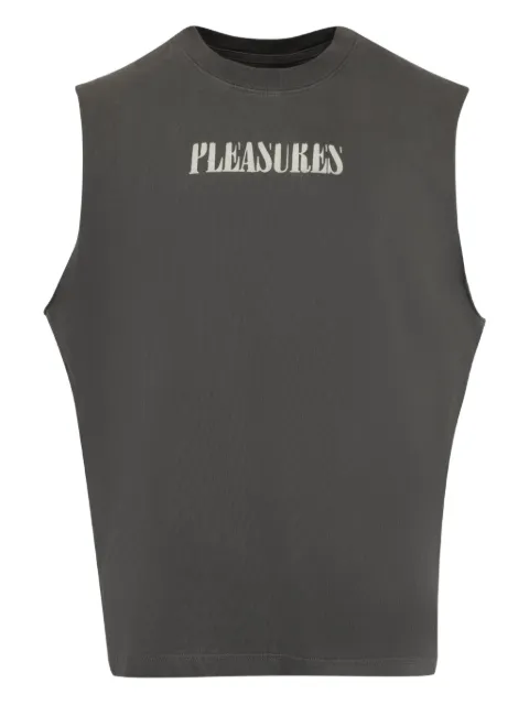 Pleasures Onyx sleeveless logo vest                        