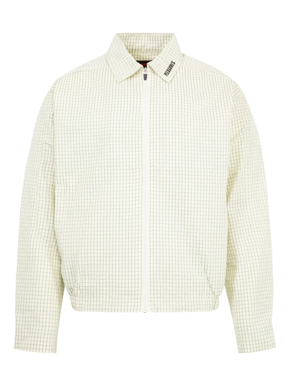 Pleasures Shifty check-patterned zip-up jacket | neutro | Image 1