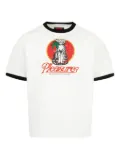Pleasures Cat Heavyweight Ringer graphic print T-shirt - White