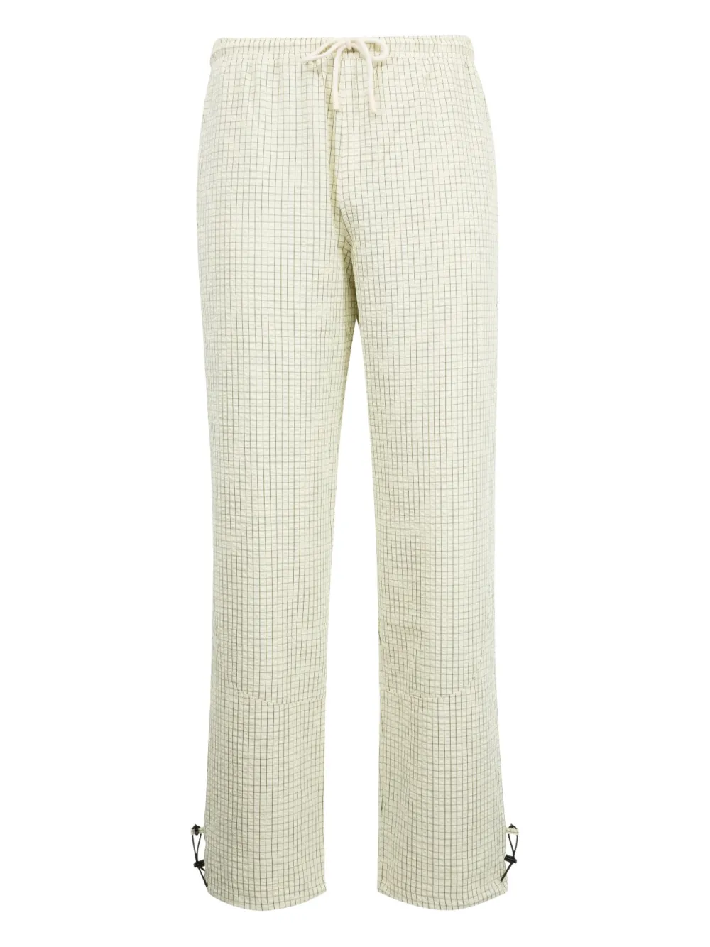 Pleasures Shifty checked track pants | Neutrals | Image 1
