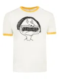 Pleasures Mouthfull Ringer graphic-print T-shirt - White