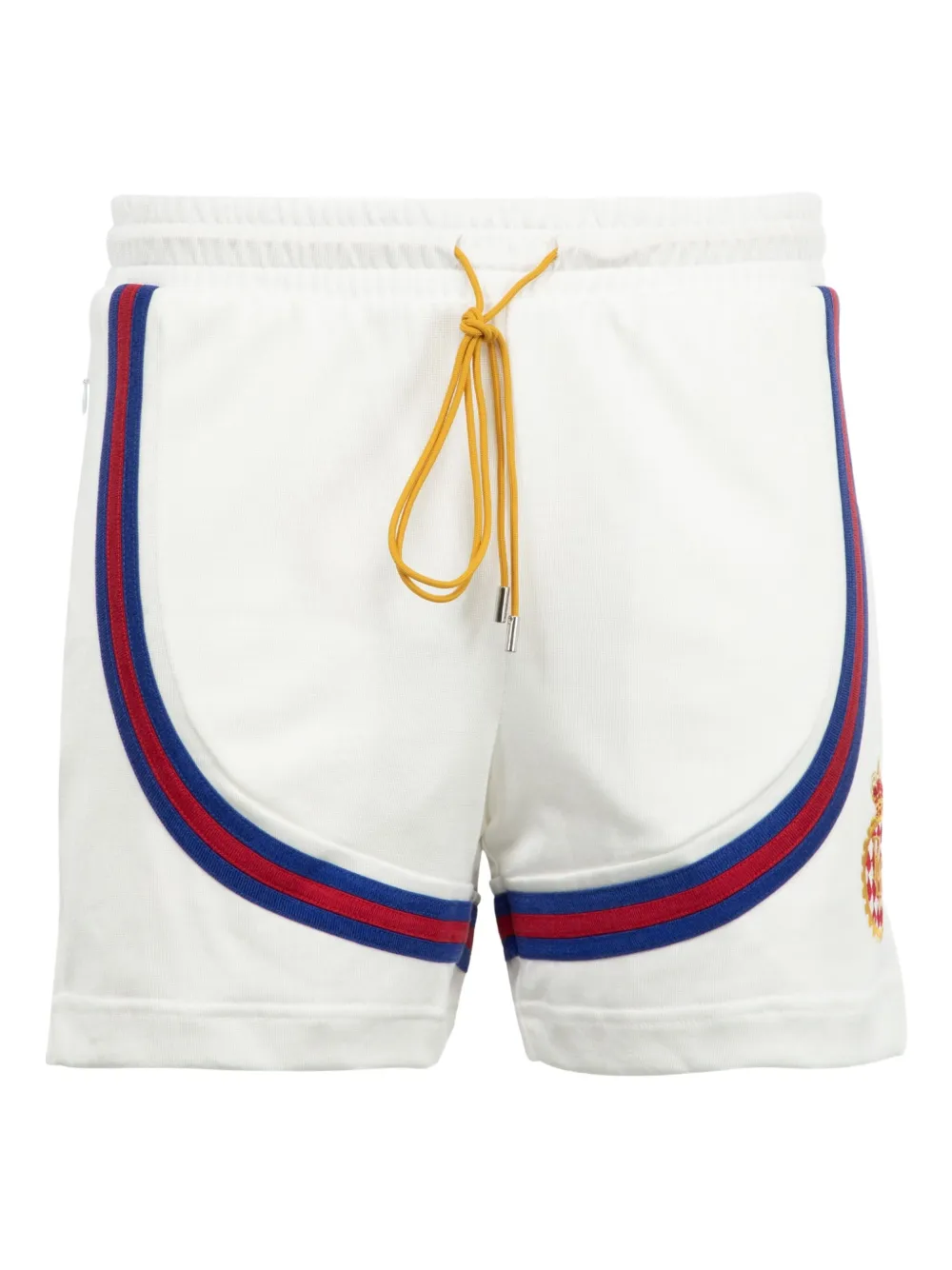 logo-embroidered track shorts