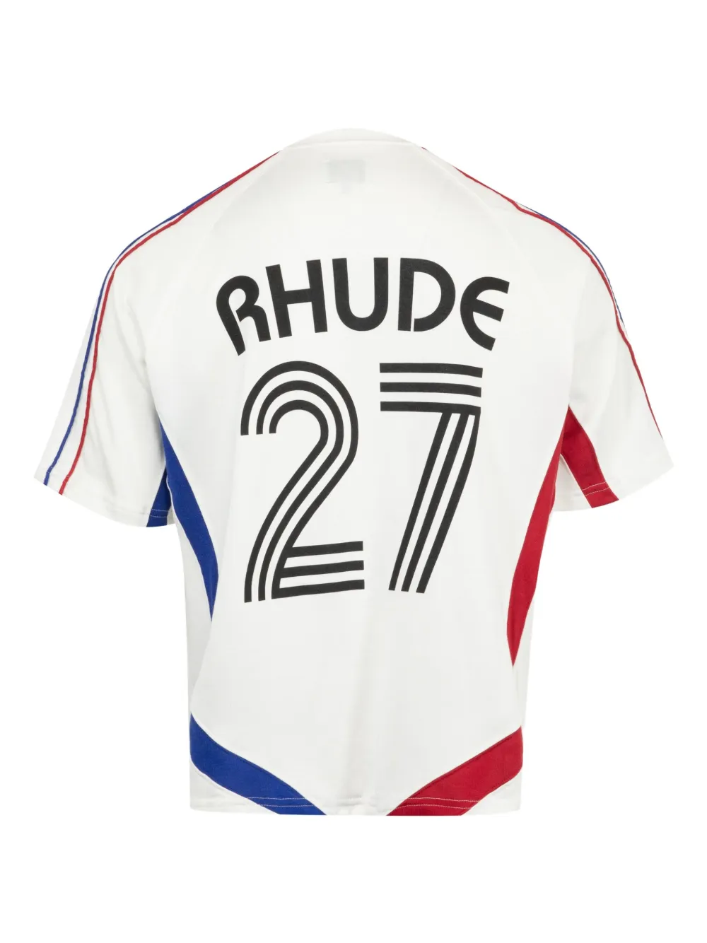 RHUDE 27 Jersey T-shirt - Wit