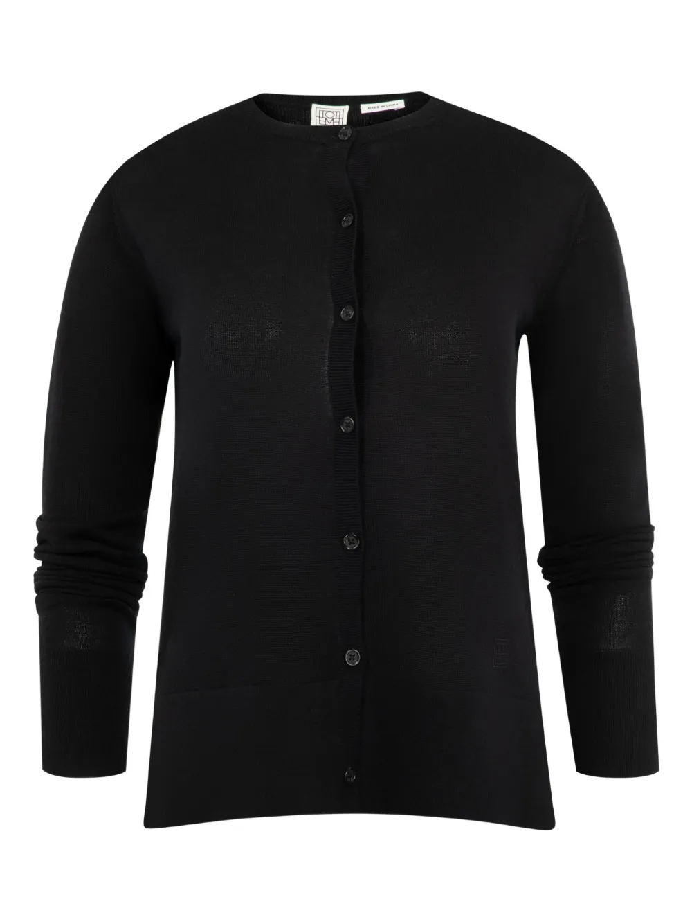 TOTEME knitted cardigan | Black | Image 1