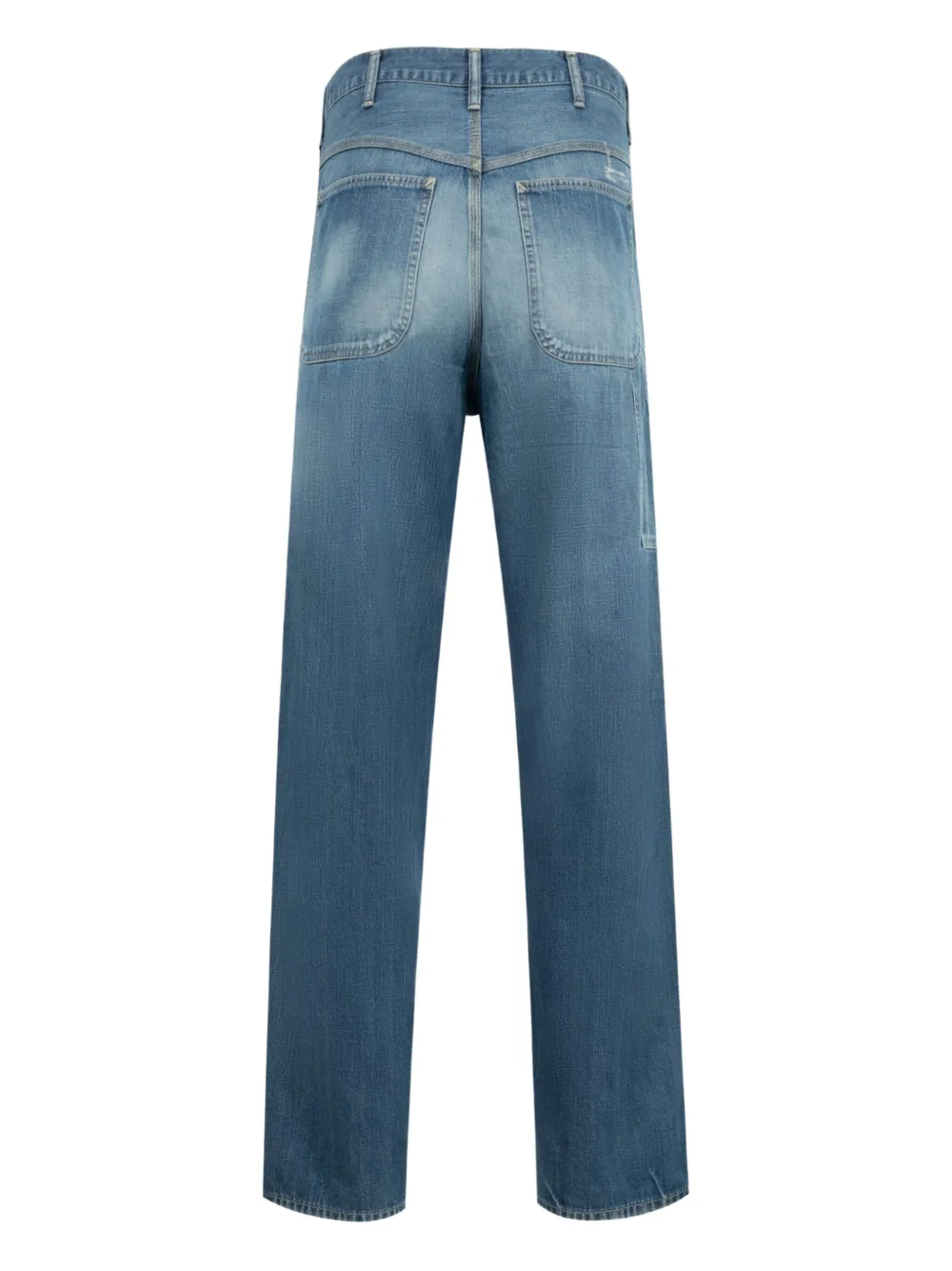 Visvim distressed-effect jeans - Blauw