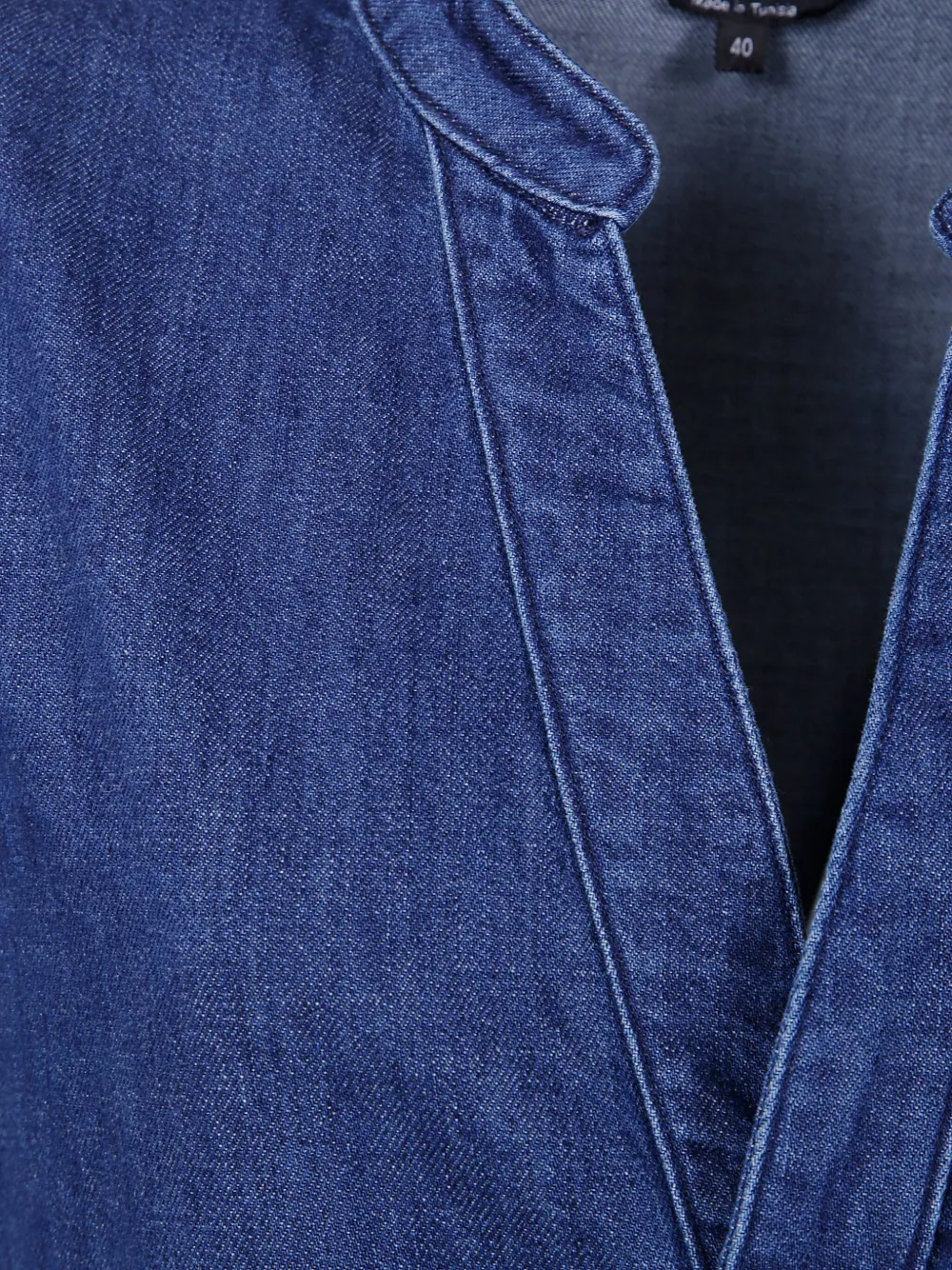 A.P.C. Annelie denim midi-jurk met ceintuur Blauw