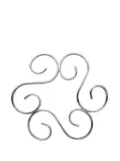 Christofle Arabesque Gallia decorative carafe coaster (15cm) - Silver