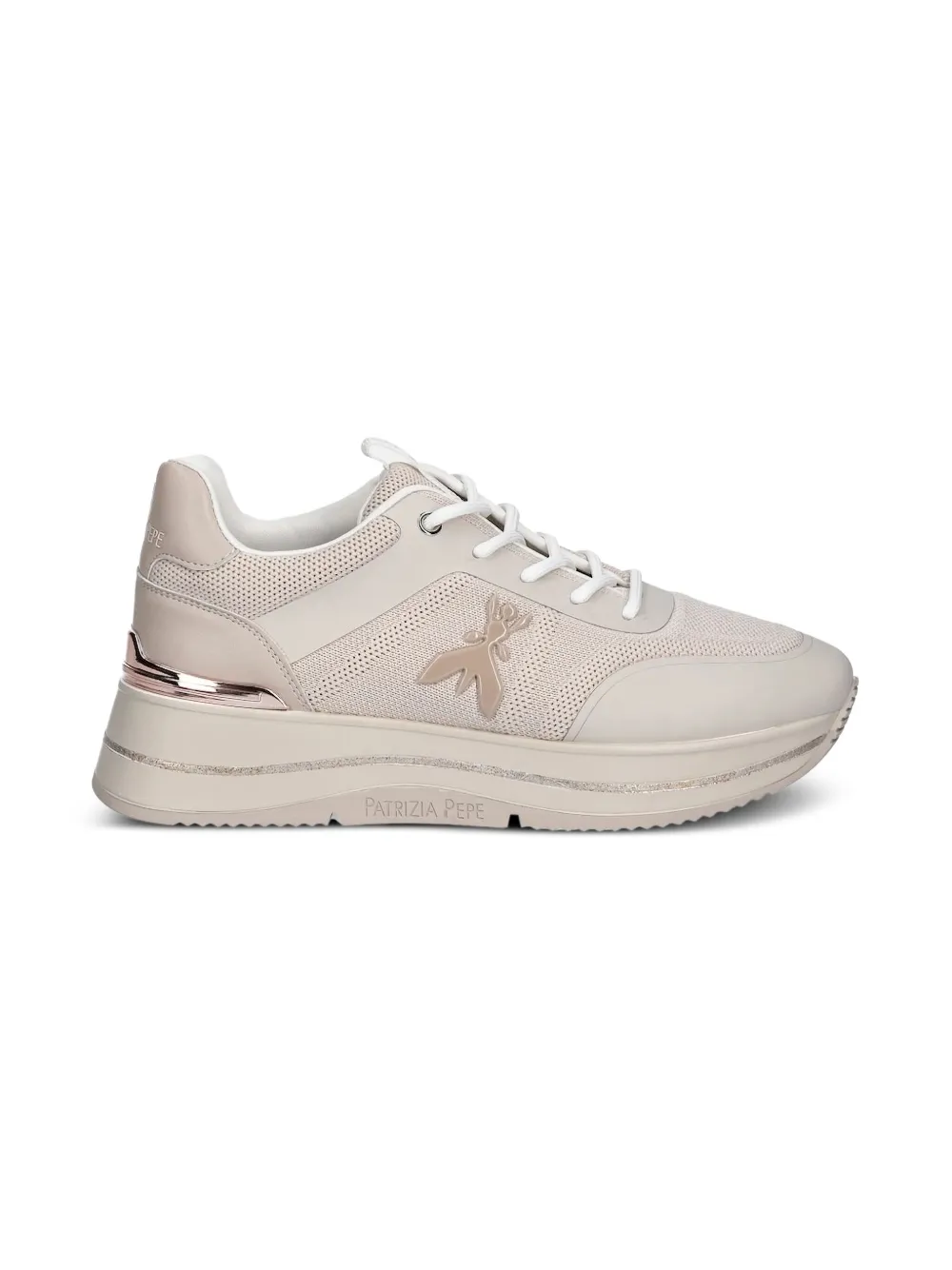Patrizia Pepe logo-embellished platform trainers White