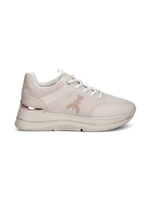 Patrizia Pepe girl logo-embellished platform trainers