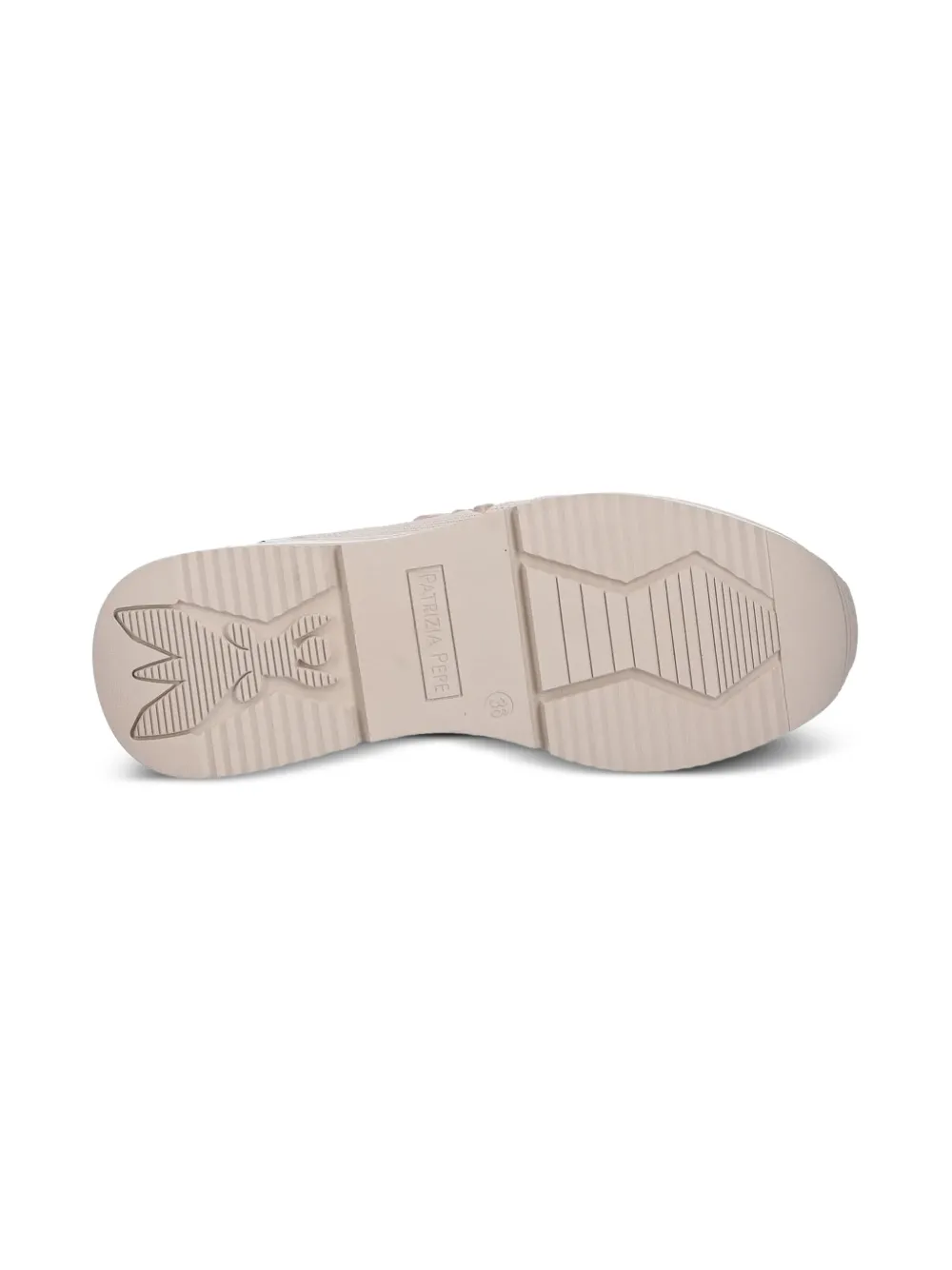 Patrizia Pepe girl logo-embellished platform trainers White