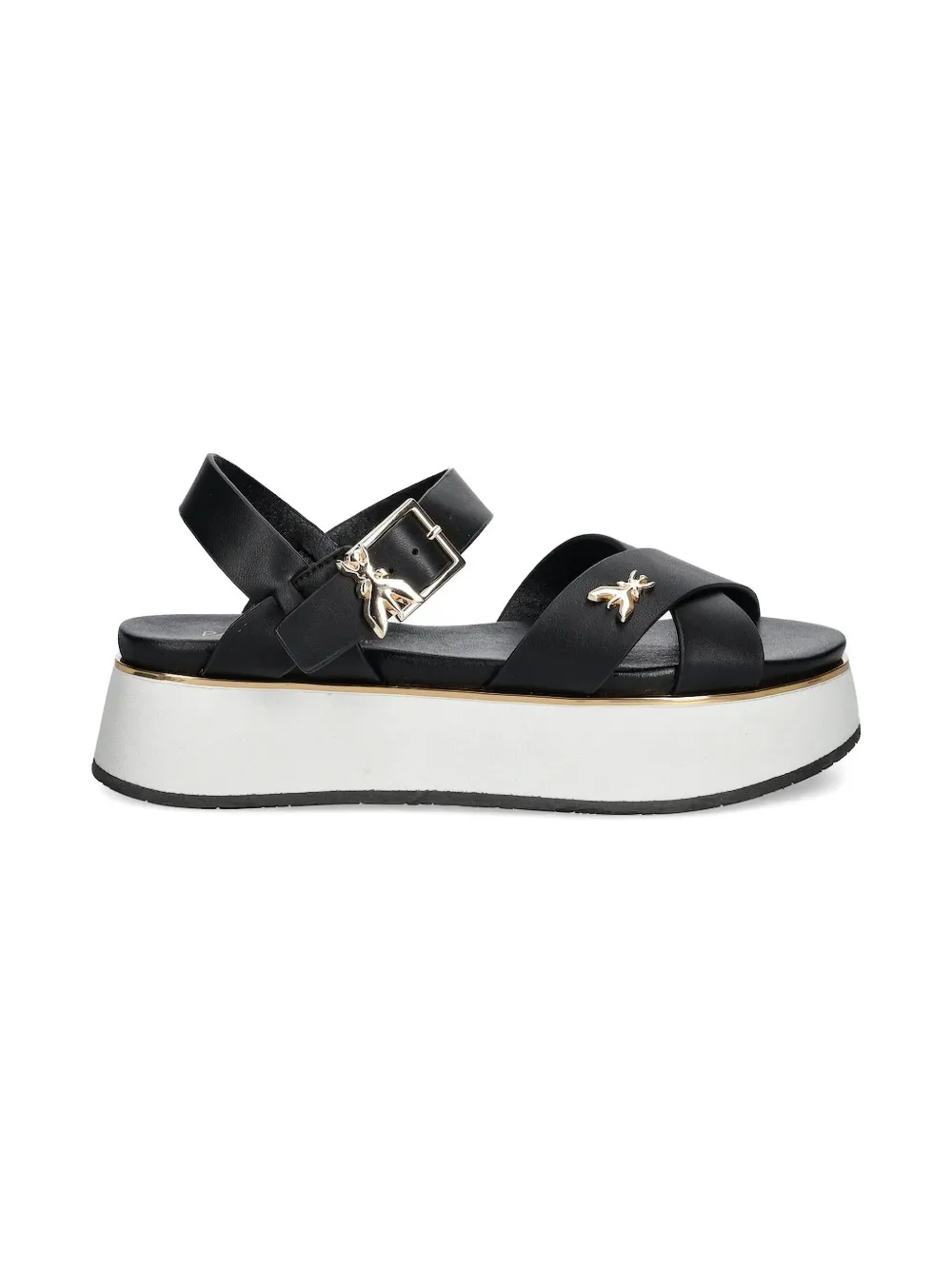 Patrizia Pepe bee-embellish t sandals Black